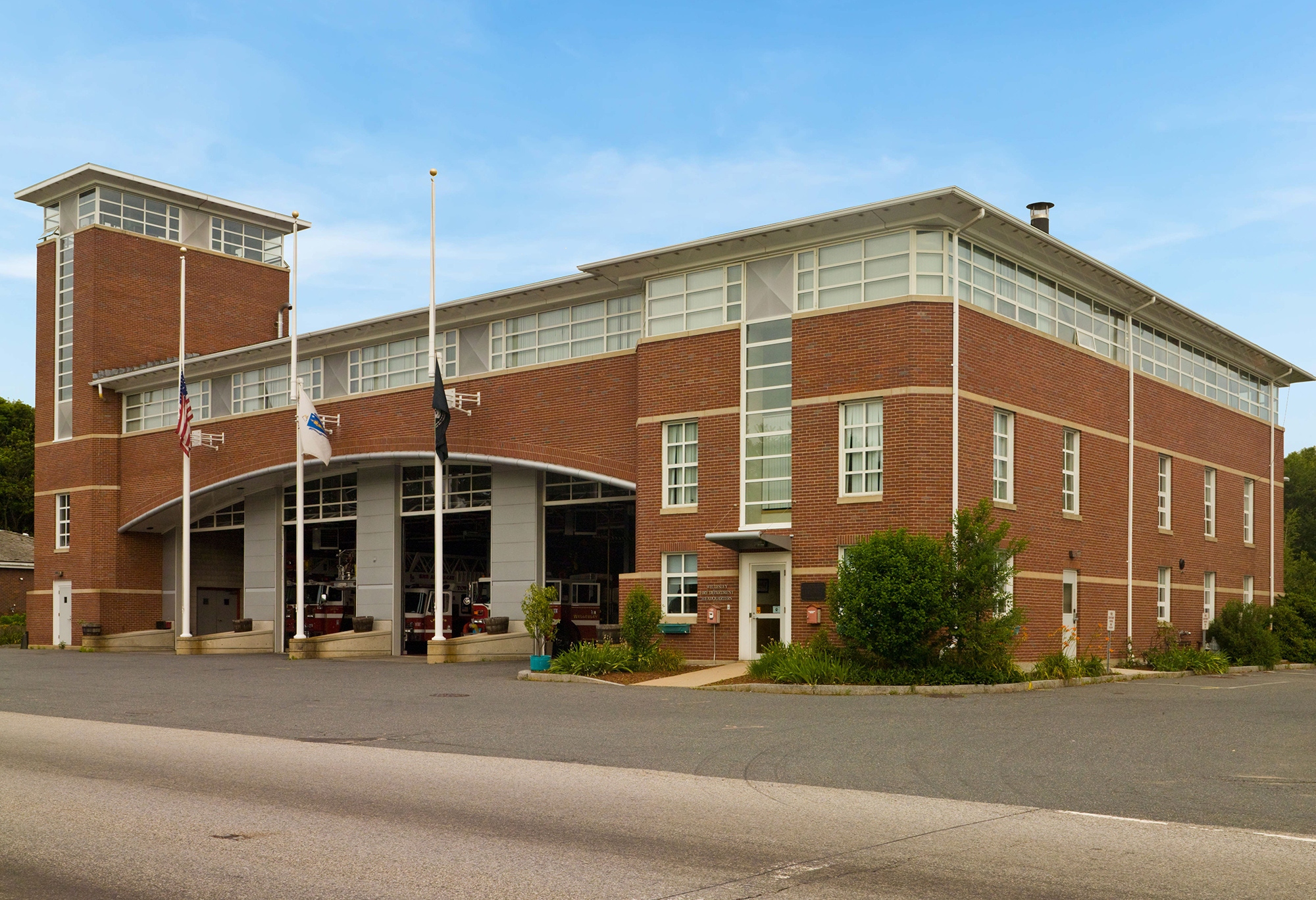 HEADER Wellesley Fire Station HI RES Blue Sky